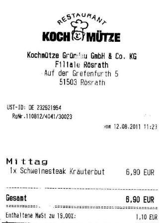 sble Hffner Kochmtze Restaurant